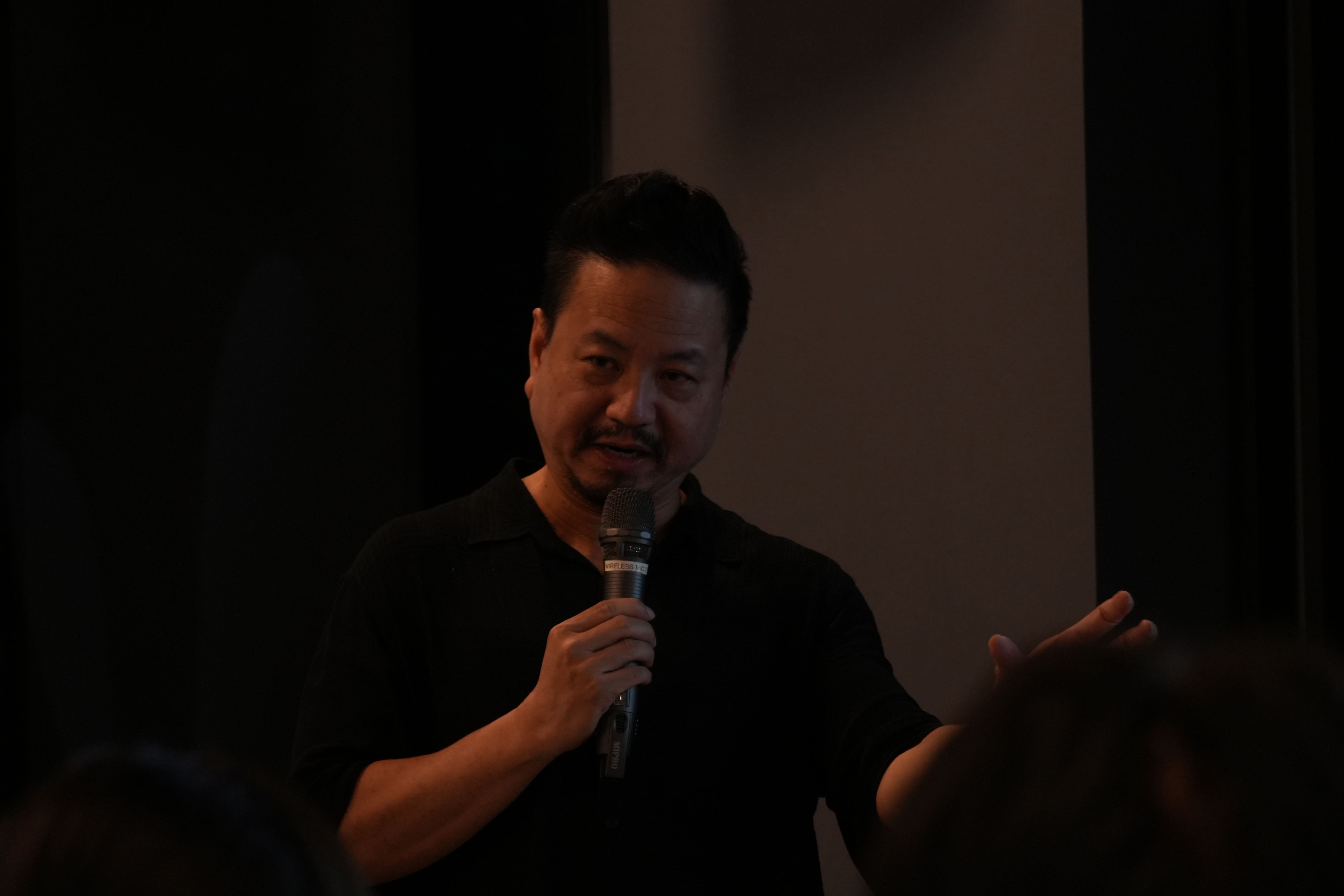 Assoc. Prof. Tan presenting his talk, "String Theory: A Flash Introduction."