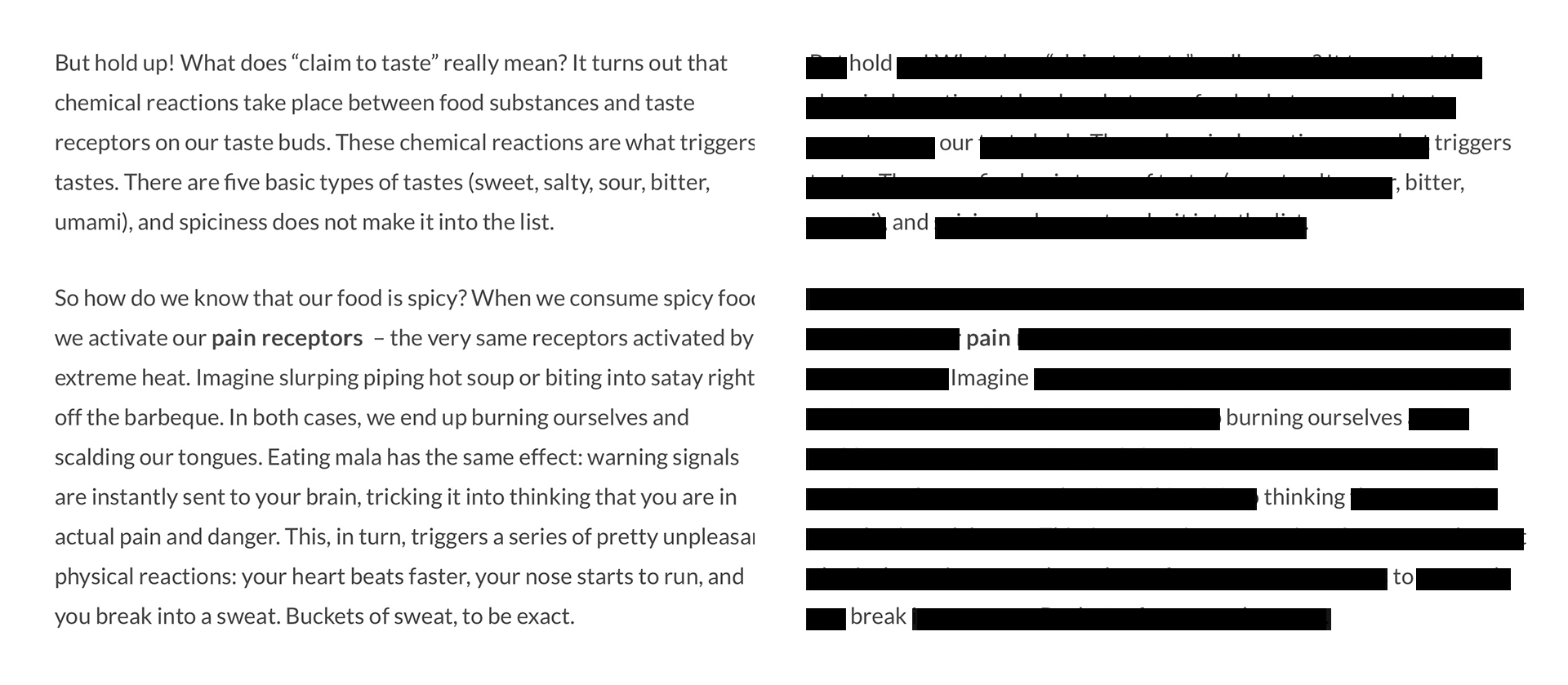 Blackout Poetry sample